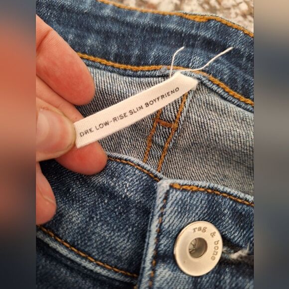 Rag&Bone low rise slim‎ boyfriend jeans size 28 - Picture 4 of 8